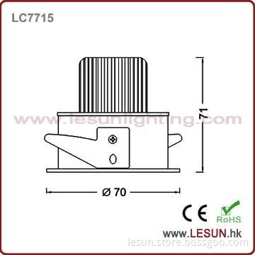2 year warranty china manufacturer led downlight 6w CE ROHS  LC7715